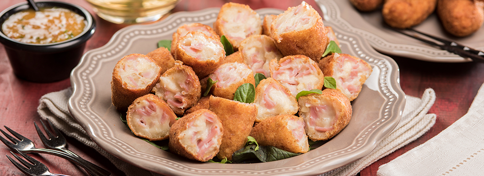 Croquetas de jamón con queso