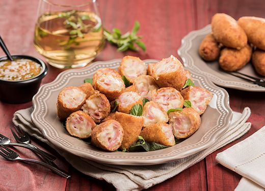 Croquetas de jamón con queso