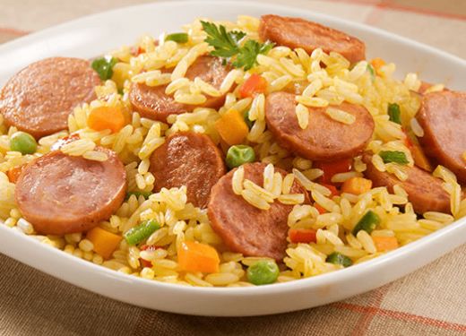 Arroz con chorizo